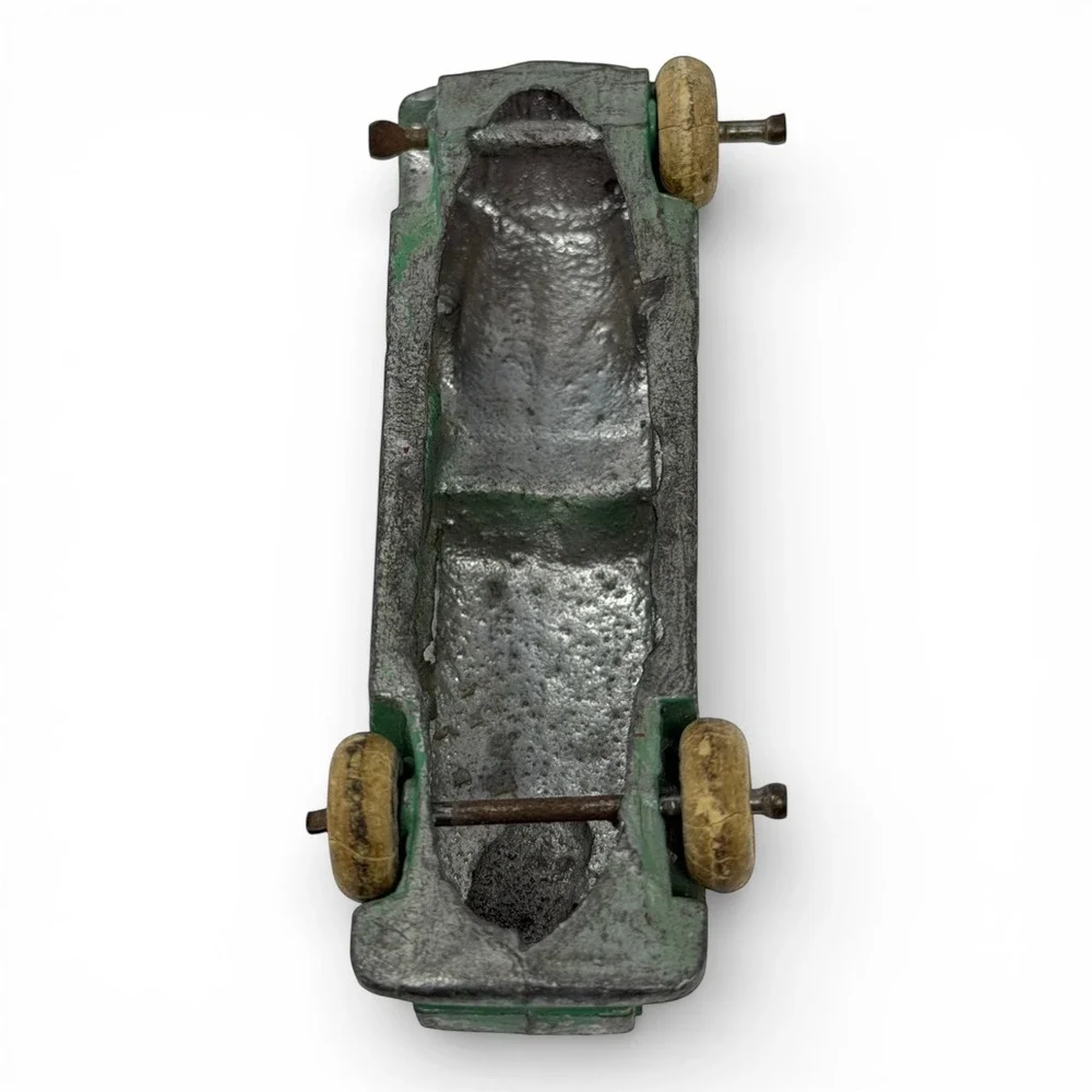 Vintage 1930s Lincoln White Metal‎ Works Graham Slush Car Toy Kansas Barclay